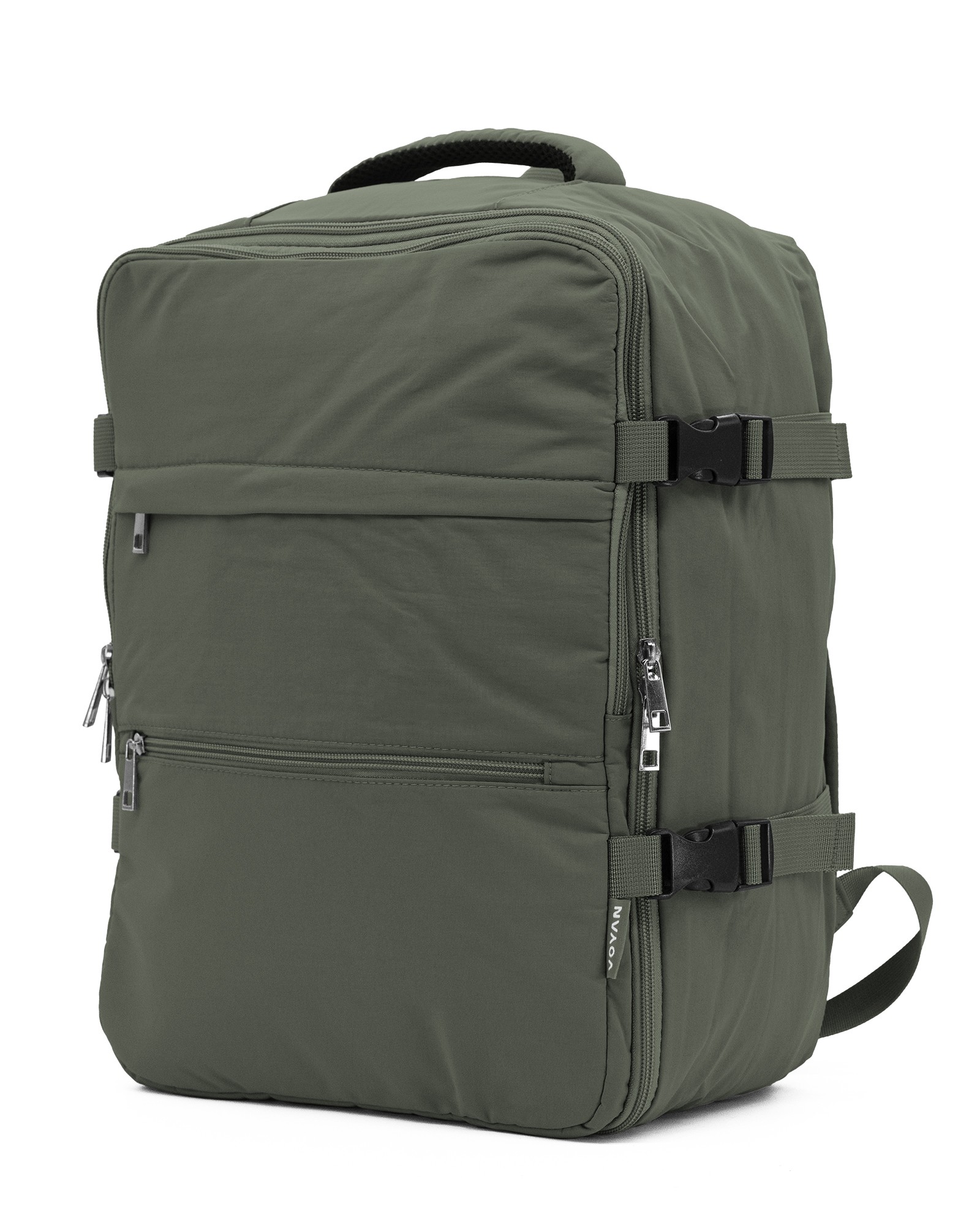 Mochila Voyan TRN Verde - Apta Cabina RyanAir, Ligera y Compacta